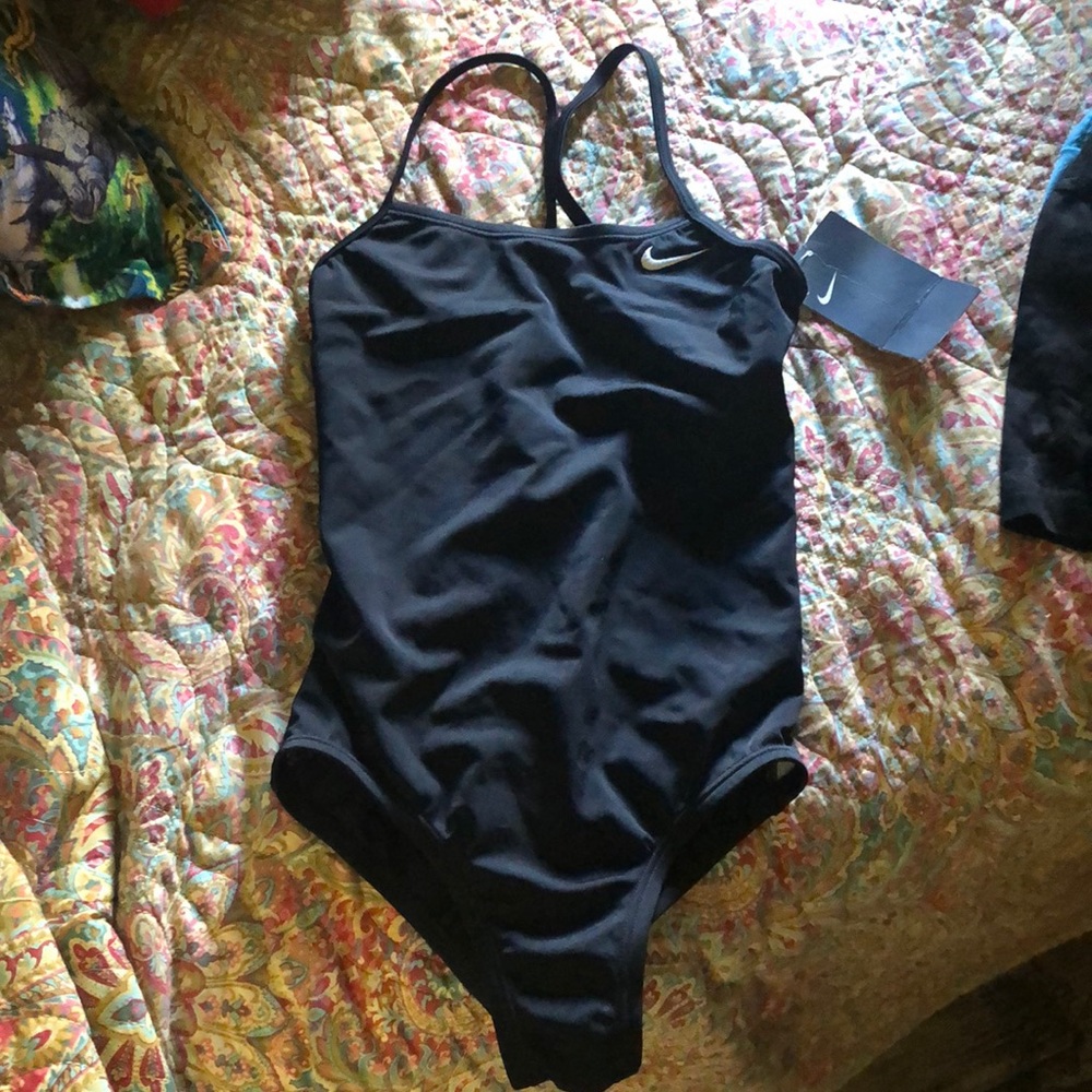 Little girls One piece Nike swimsuit